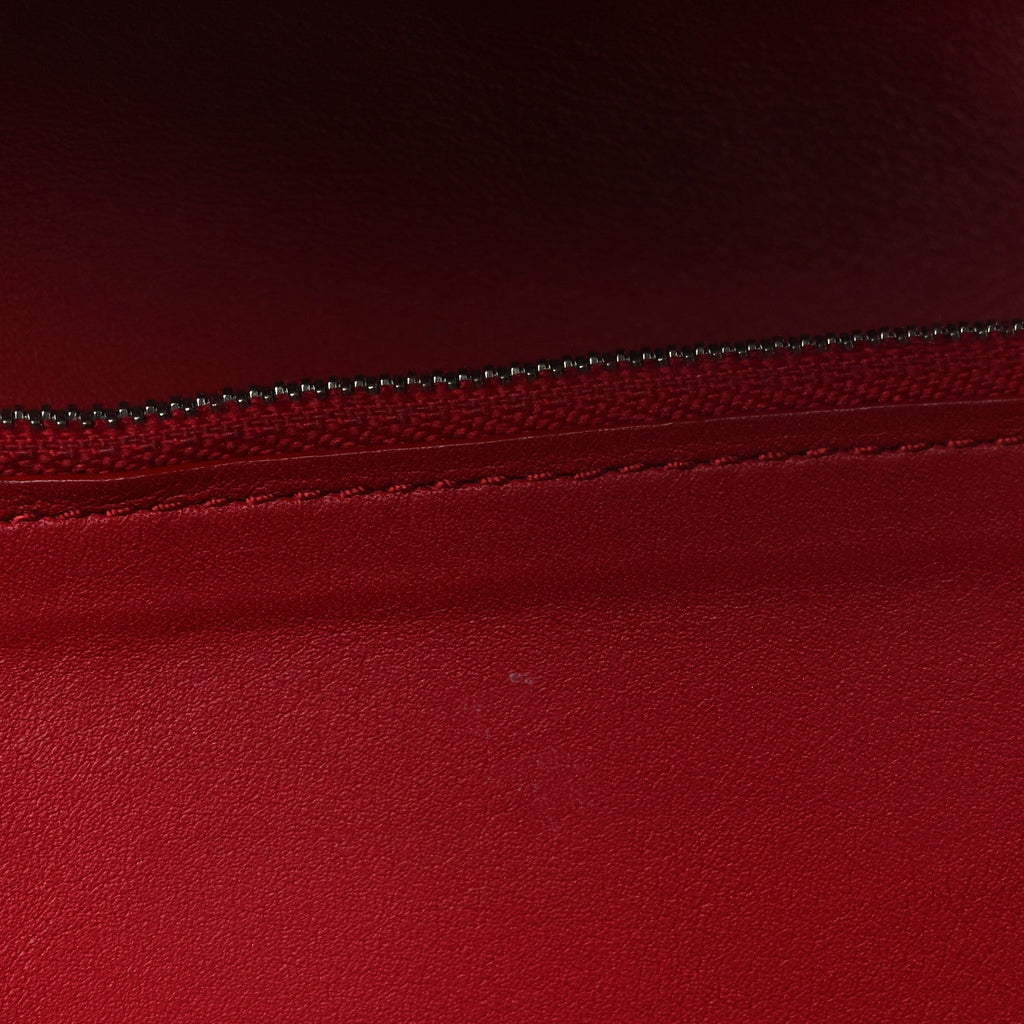 Louis Vuitton Calfskin New Wave Long Wallet Rouge