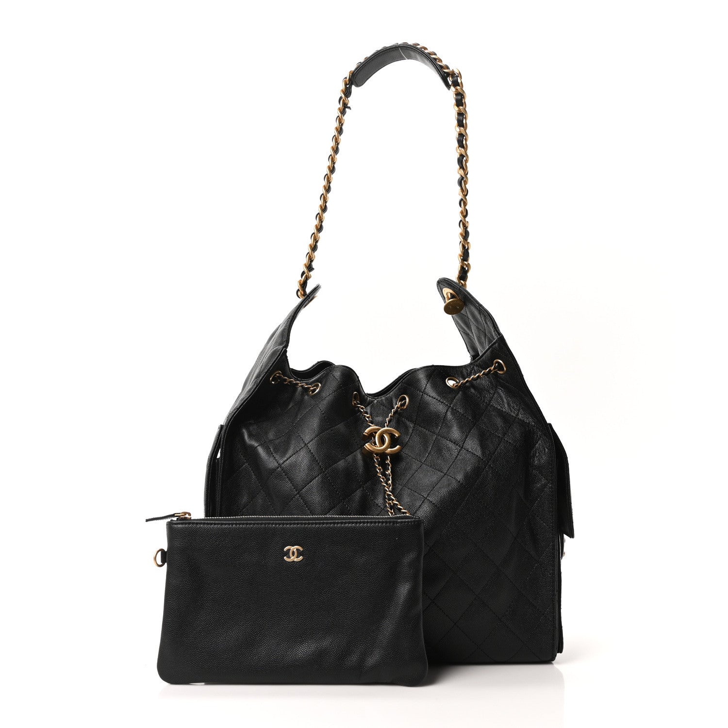 Chanel Caviar Quilted Medium Chanel 25 Handbag Black