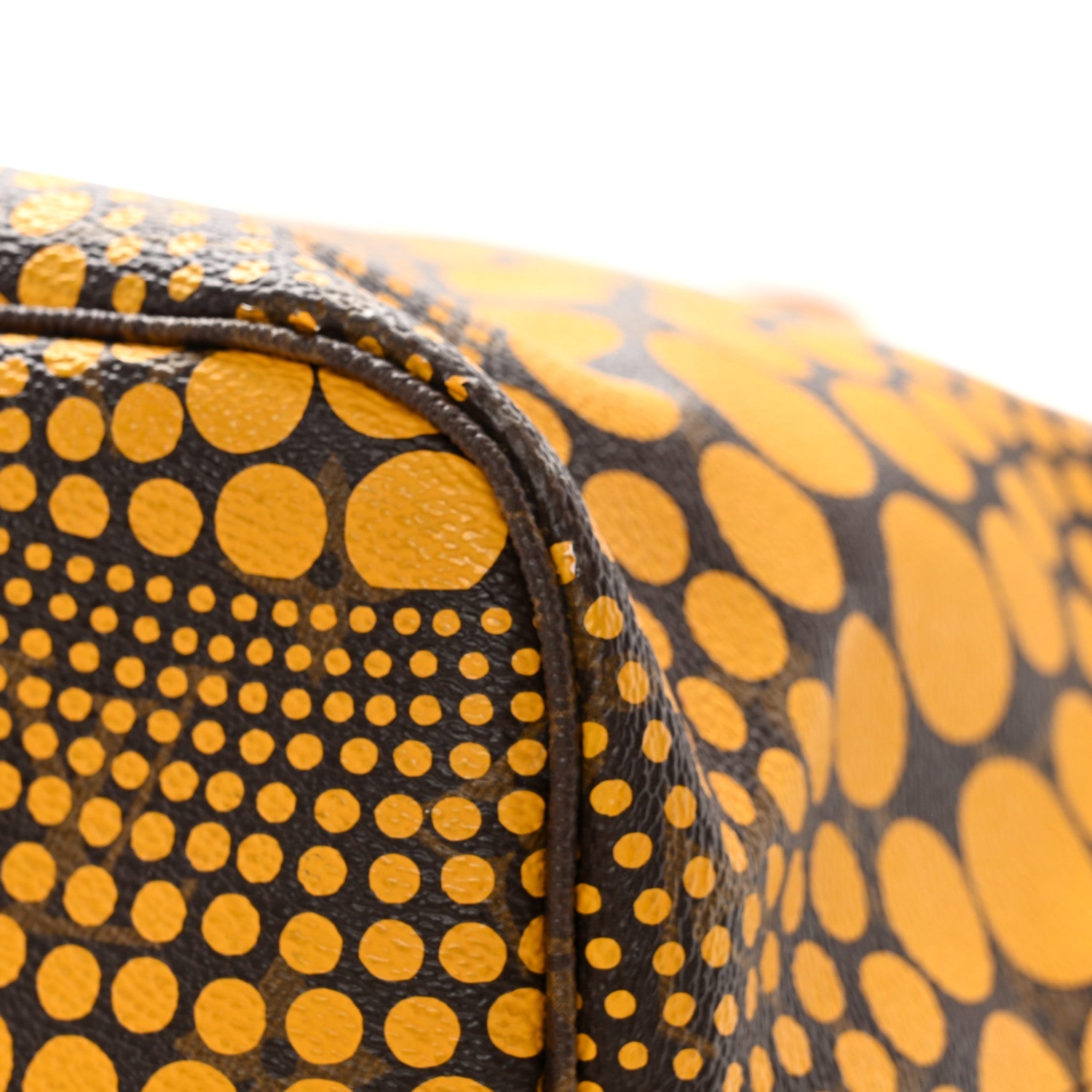 Louis Vuitton Monogram Kusama Waves Neverfull MM Yellow