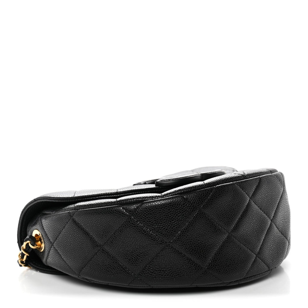 Chanel Caviar Quilted Small Messenger Flap Black