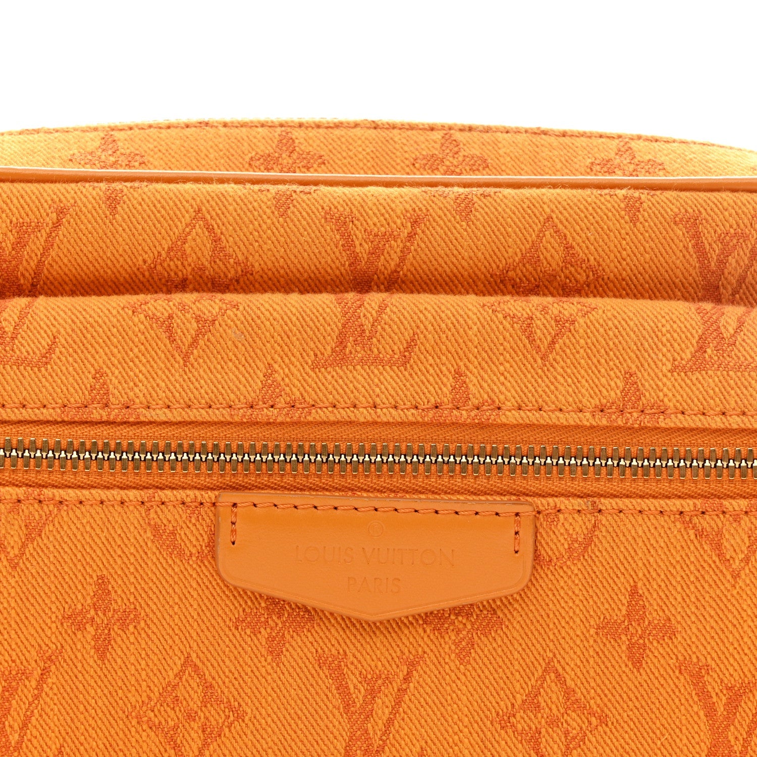 Louis Vuitton Denim Monogram Outdoor Bumbag Ocre