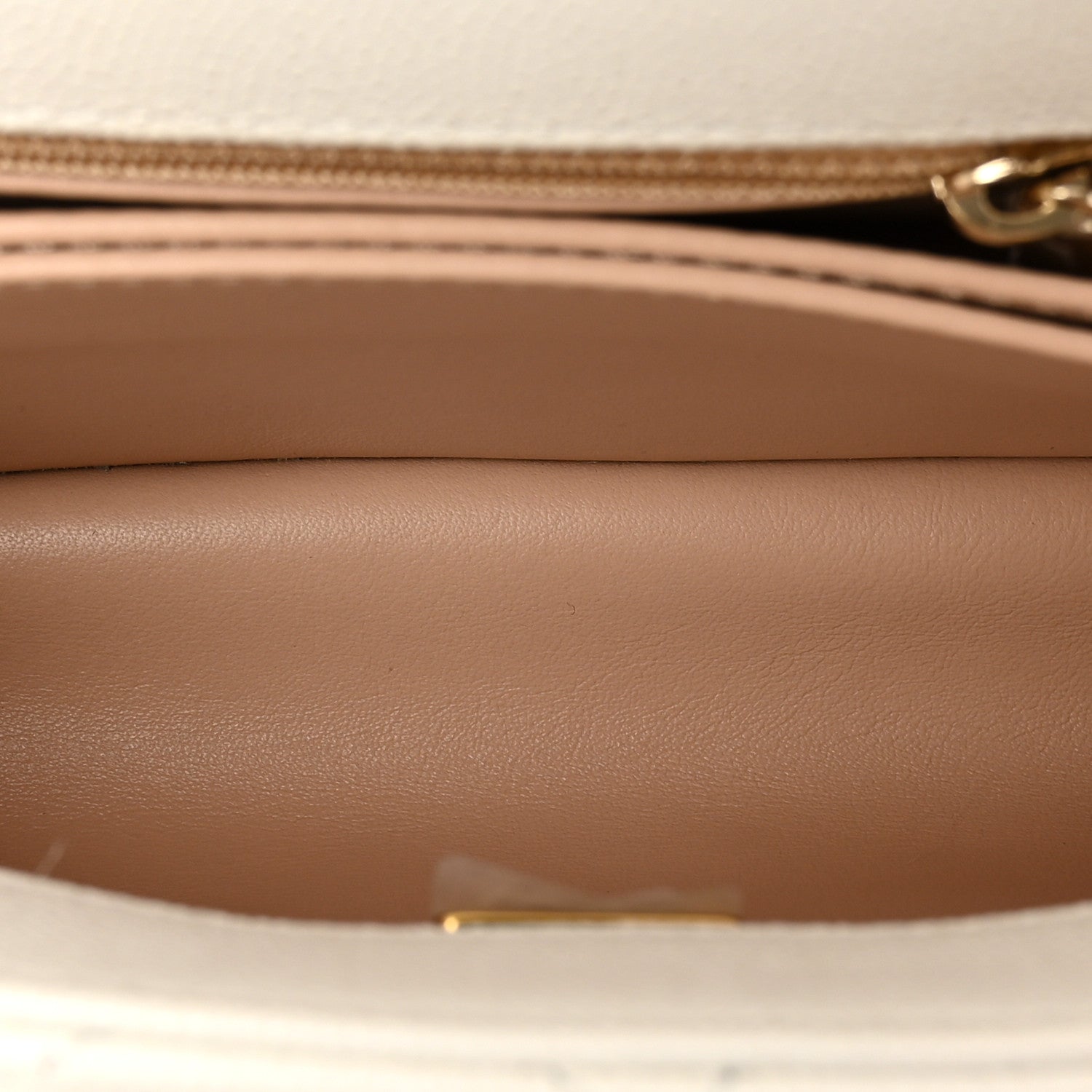 Chanel Caviar Quilted Mini Coco Handle Flap White
