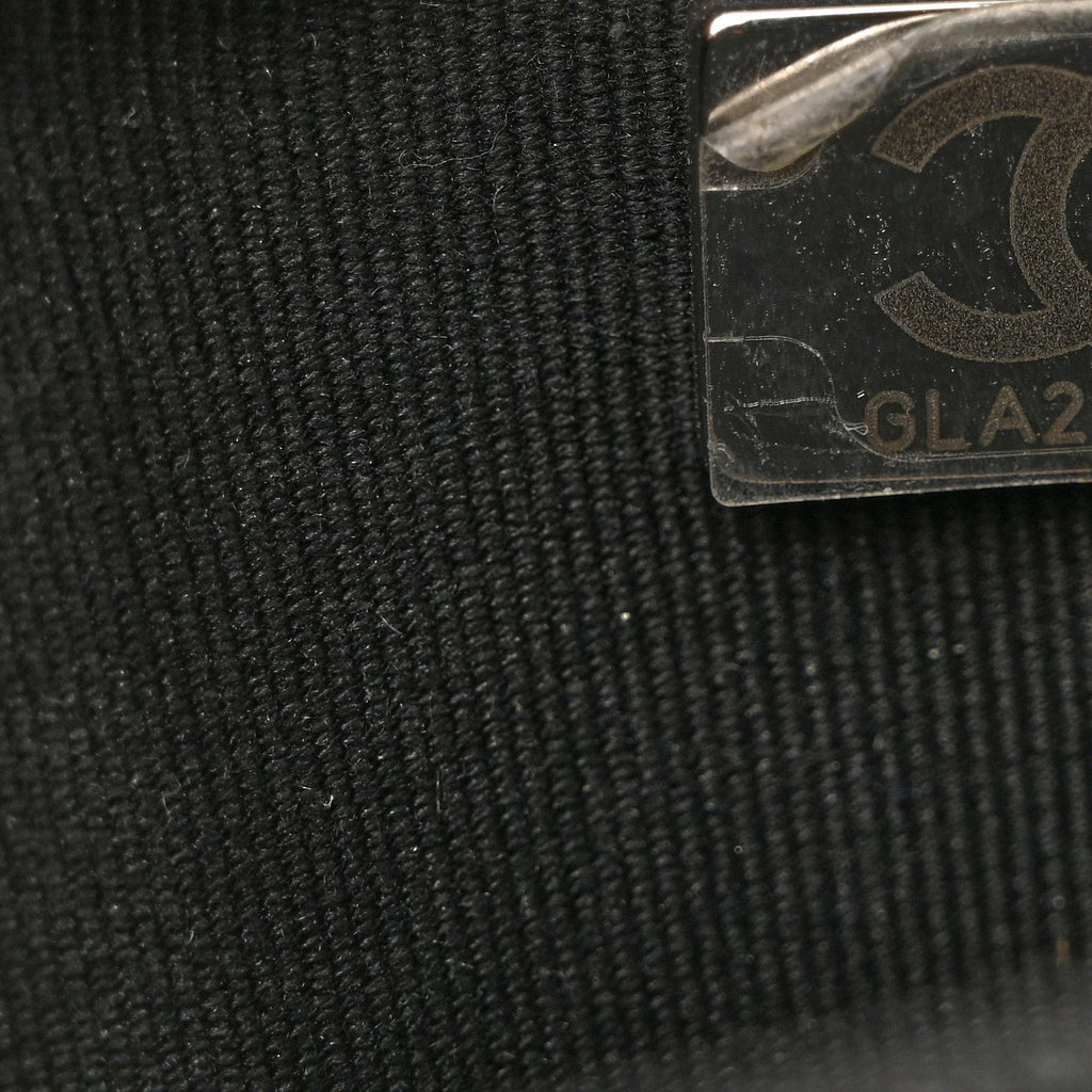 Chanel Caviar Quilted Boy Wallet On Chain WOC Black