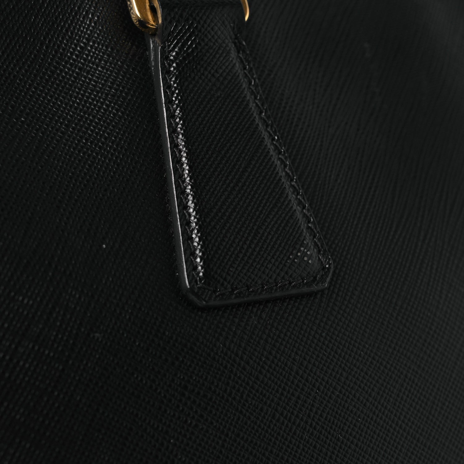 Prada Saffiano Large Galleria Double Zip Tote Black