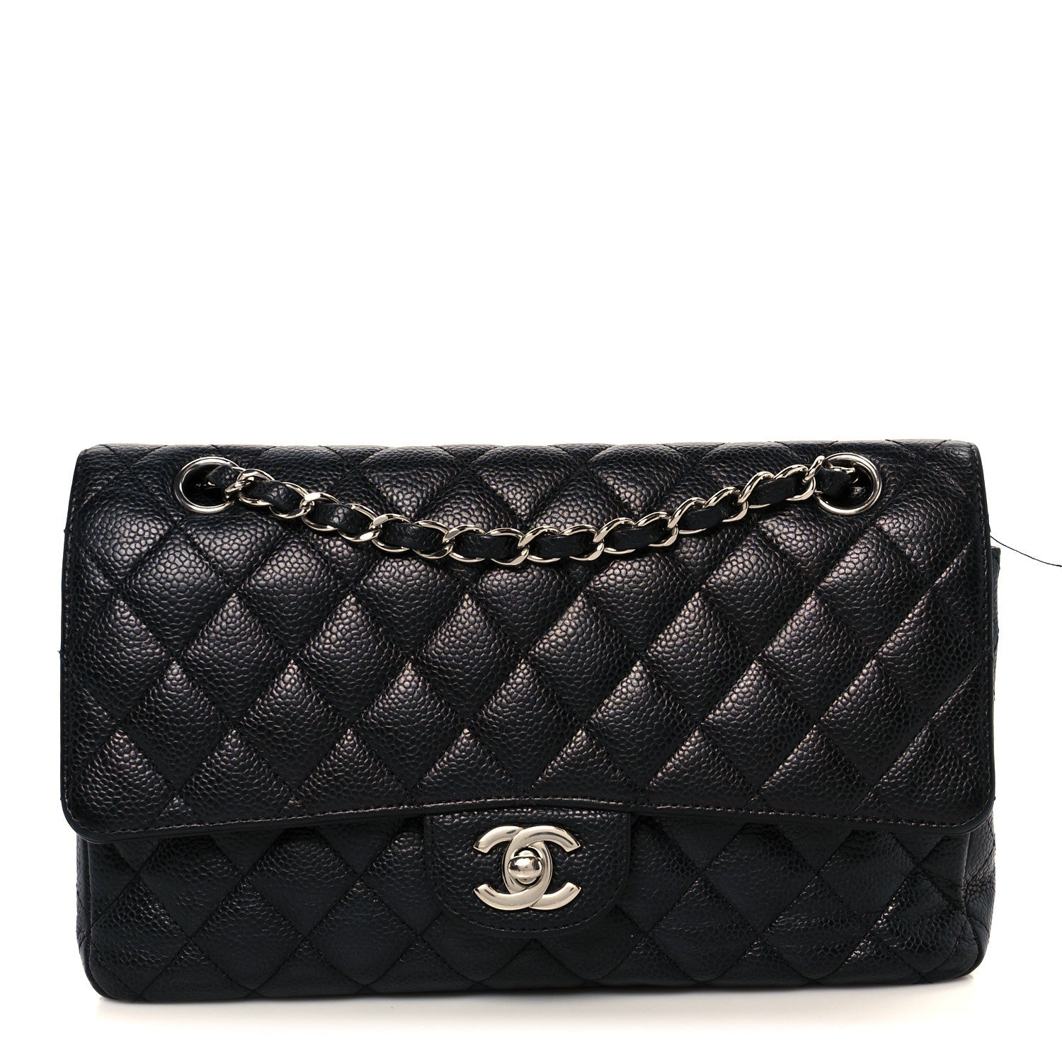 Chanel Caviar Quilted Medium Double Flap Black