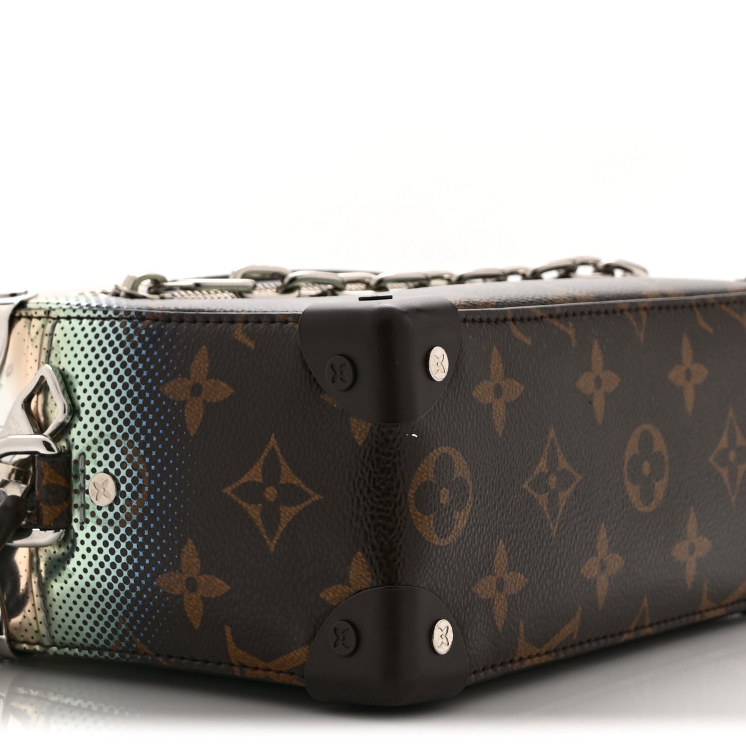 Louis Vuitton Metallic Nebula Monogram Mini Soft Trunk Multicolor