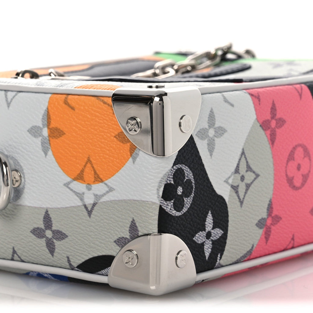Louis Vuitton Monogram Patchwork Mini Soft Trunk Multicolor