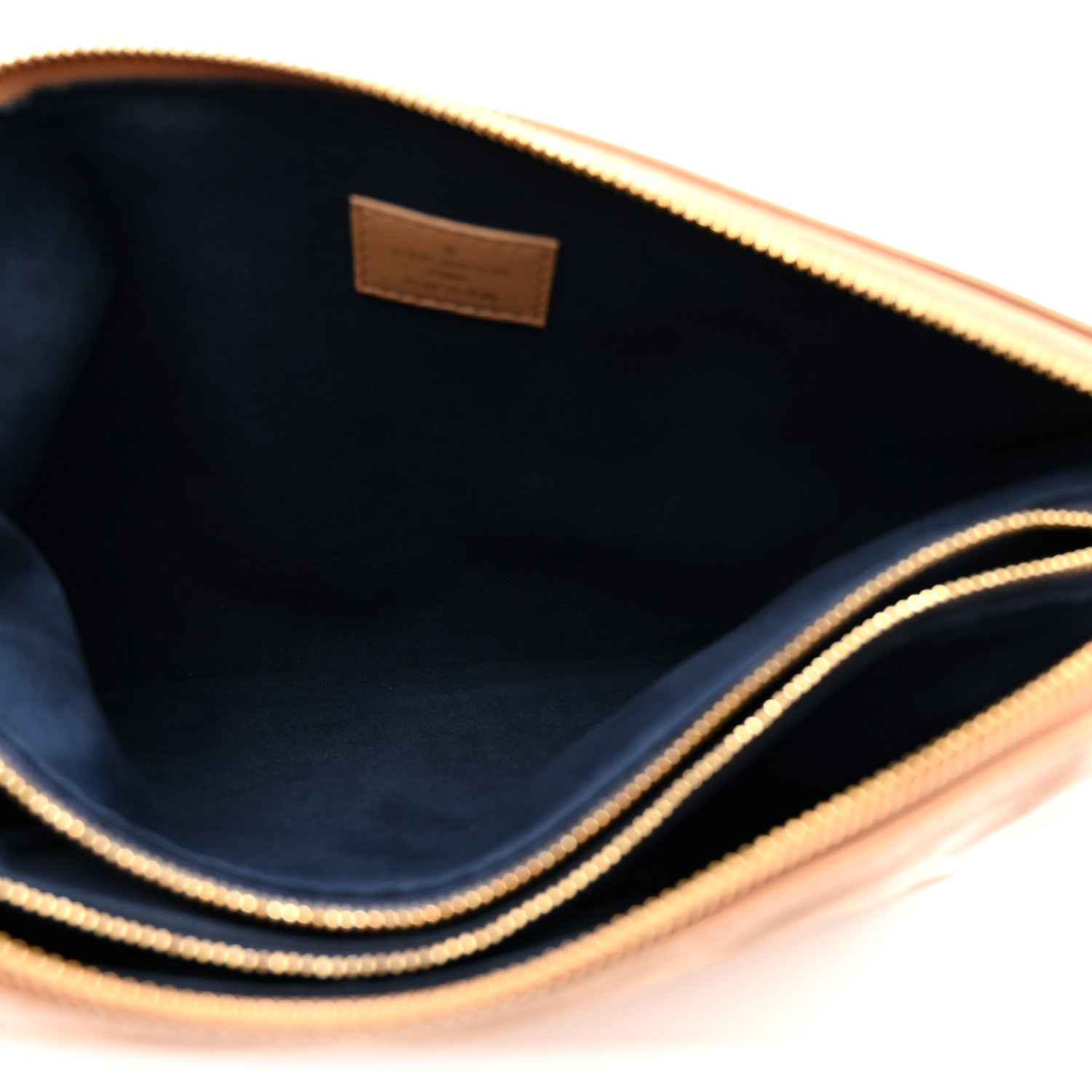 Louis Vuitton Lambskin Embossed Monogram Coussin PM Camel