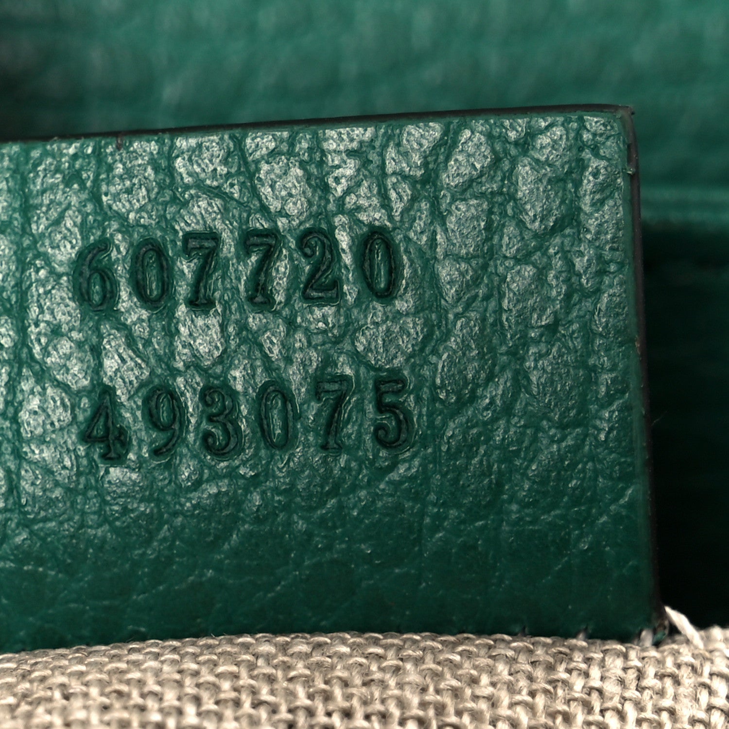 Gucci Dollar Calfskin Interlocking G Crossbody Bag Emerald
