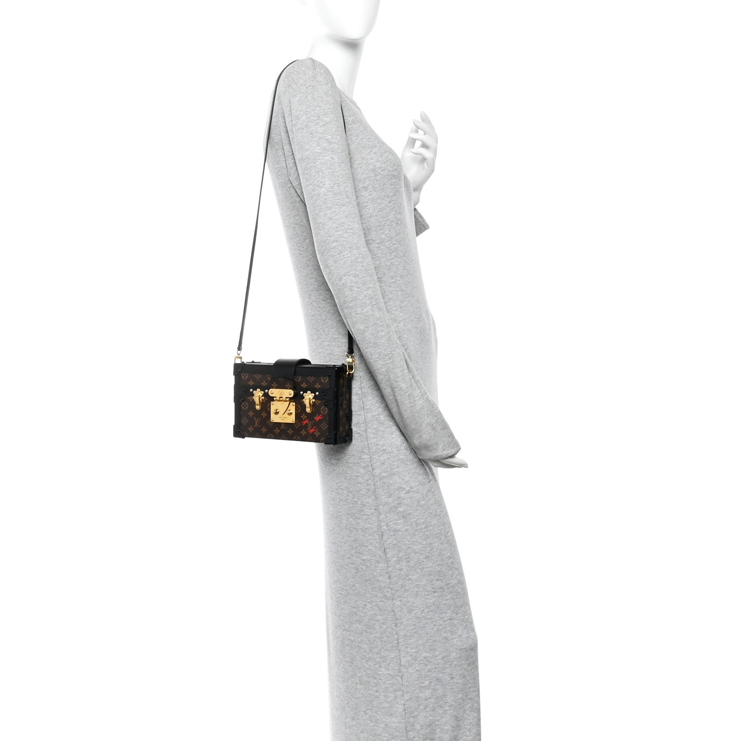 Louis Vuitton Monogram Petite Malle Black