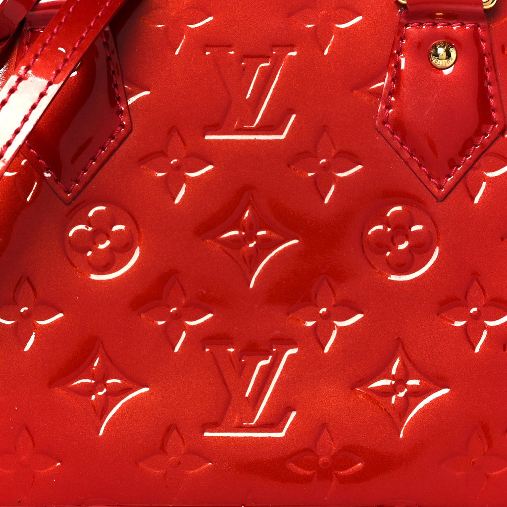 Louis Vuitton Vernis Alma BB Cherry