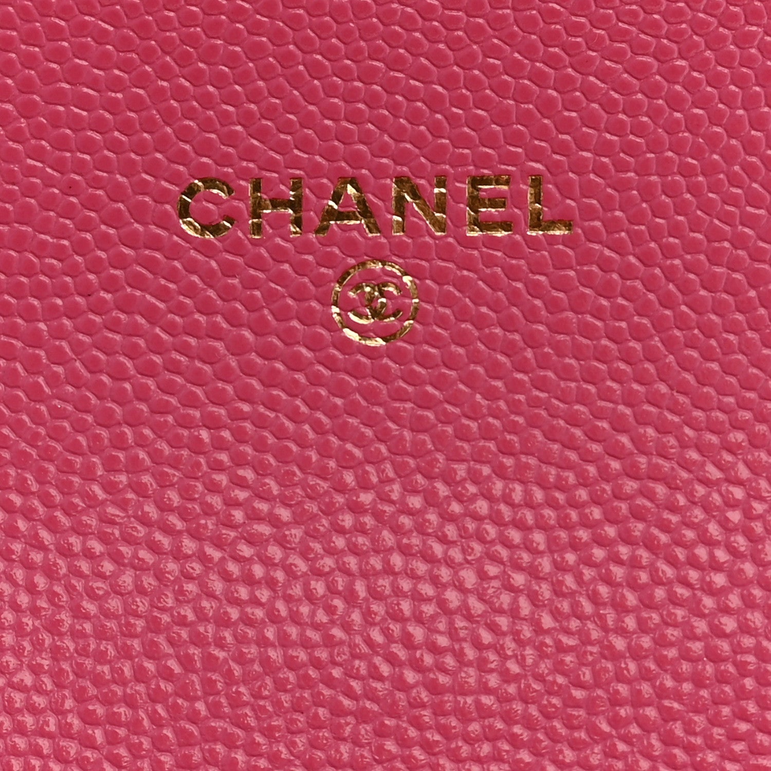 Caviar Quilted Flap Card Holder Wallet Pink