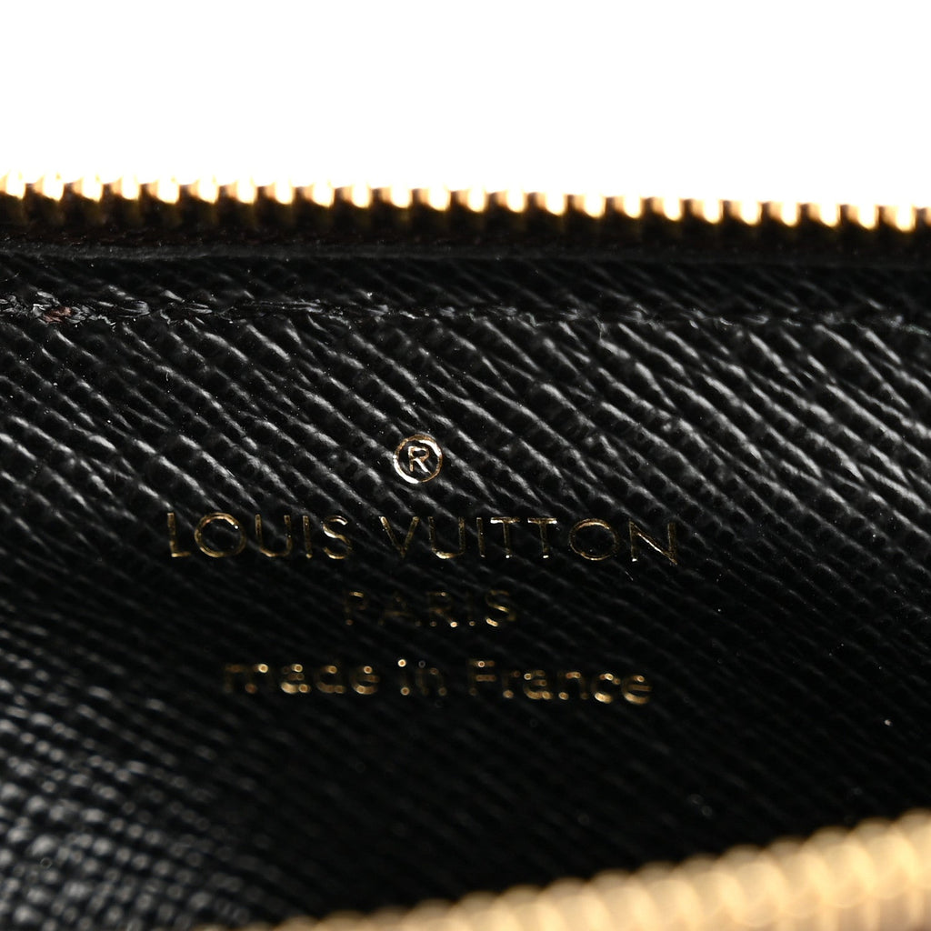 Louis Vuitton Monogram Recto Verso Card Holder Black