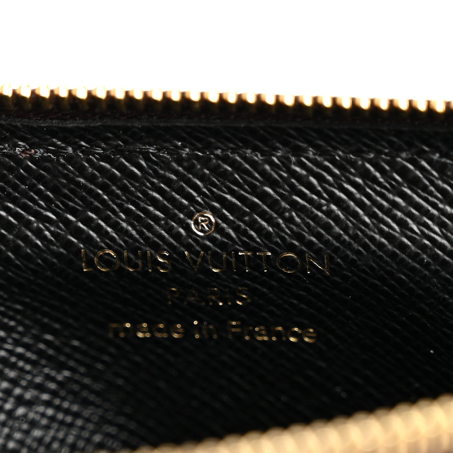 Louis Vuitton Monogram Recto Verso Card Holder Black