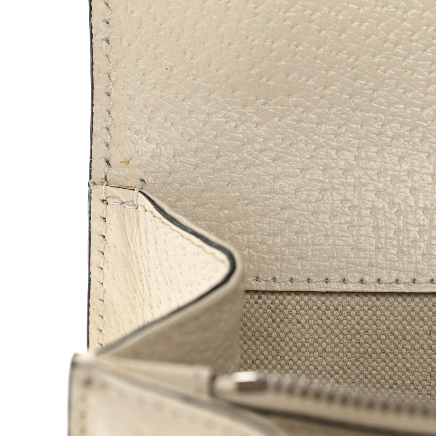 Gucci Textured Calfskin Crystal Small Dionysus Shoulder Bag Mystic White