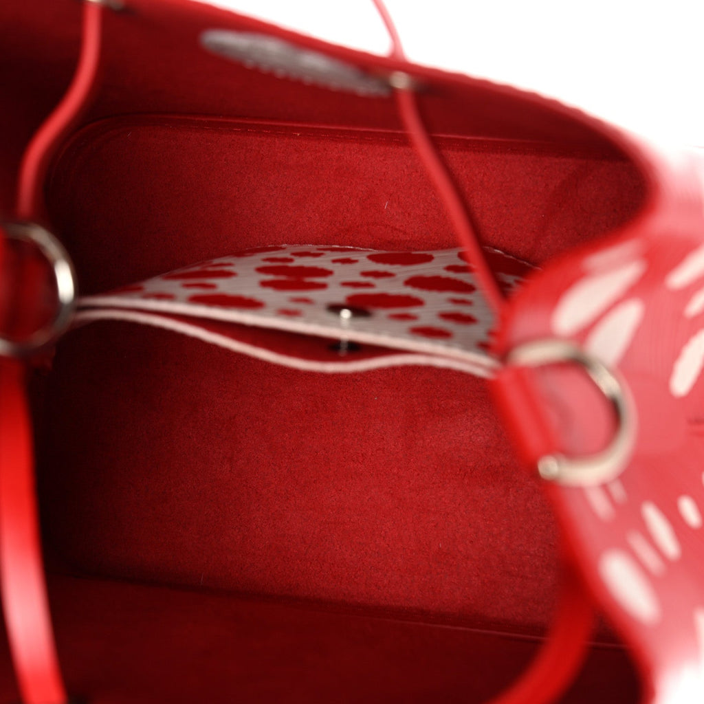 Louis Vuitton LV X YK Epi Neonoe BB Rouge White