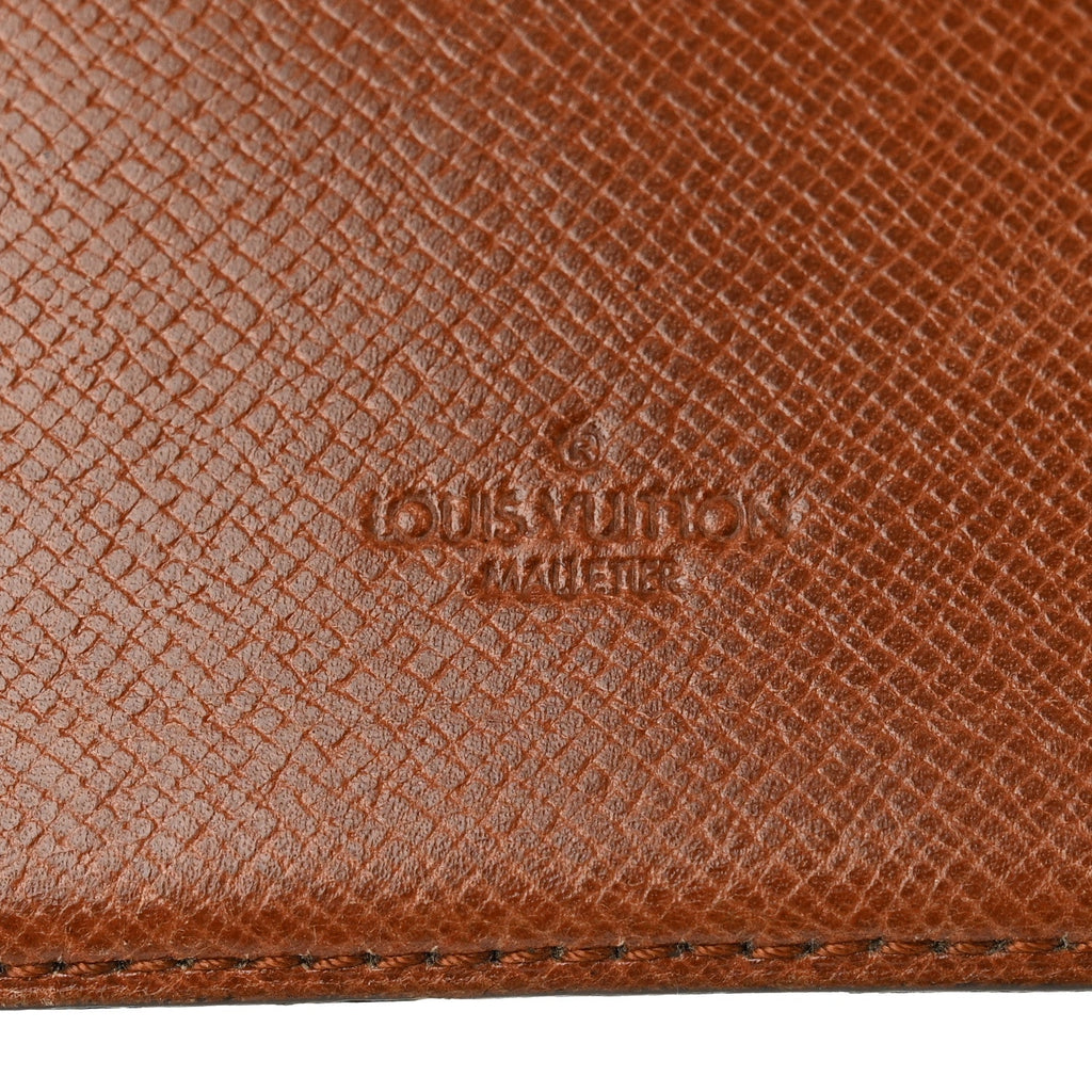 Louis Vuitton Monogram Simple Checkbook Holder Wallet Cover