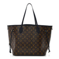 Louis Vuitton Monogram Calfskin Neo Neverfull Inside Out MM Navy