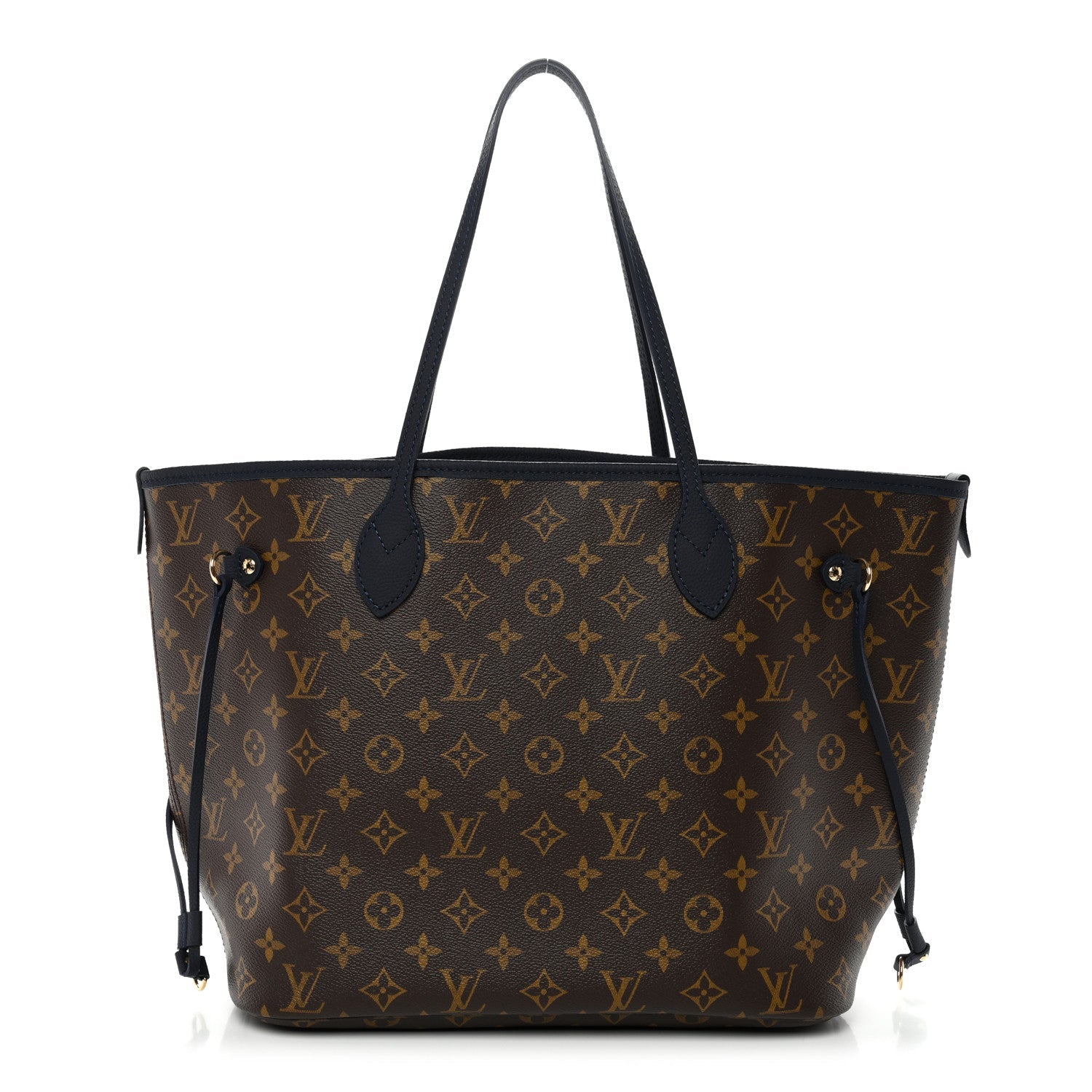 Louis Vuitton Monogram Calfskin Neo Neverfull Inside Out MM Navy