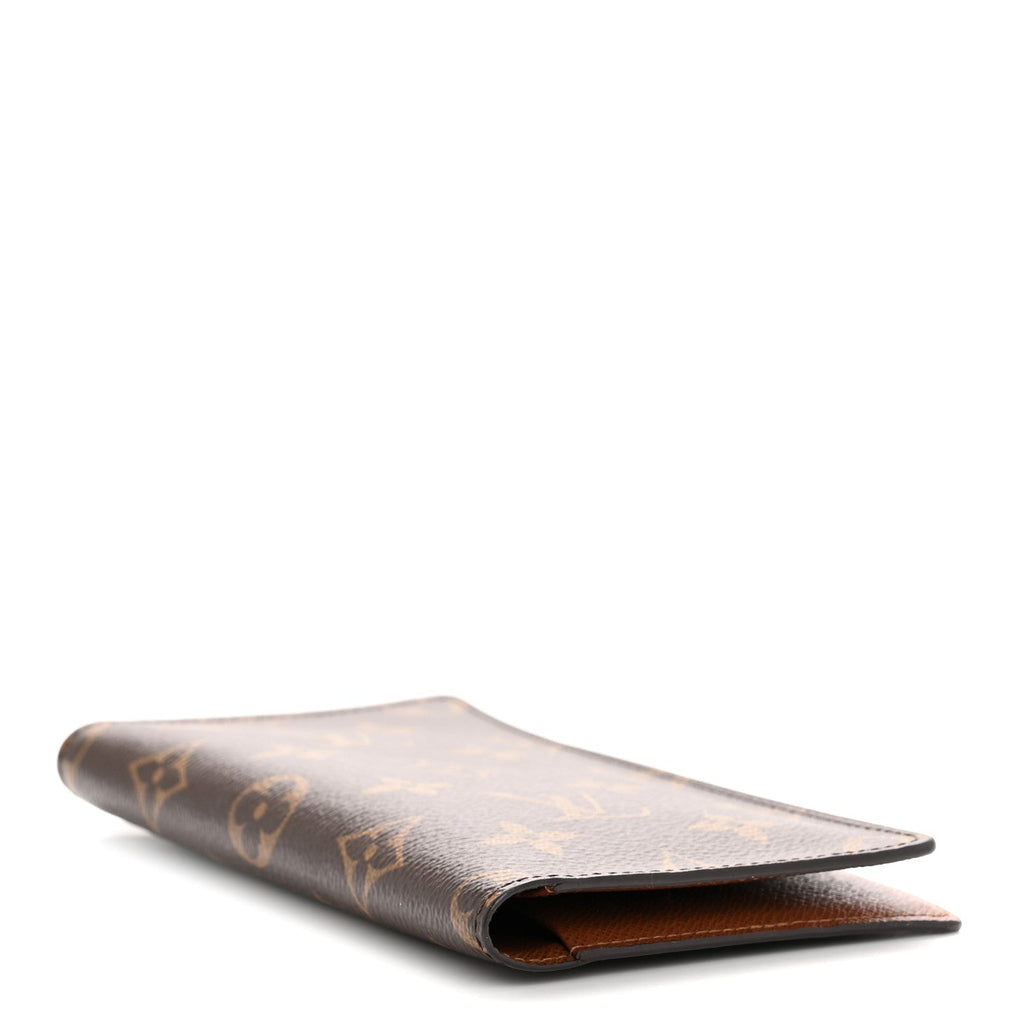 Louis Vuitton Monogram Checkbook Holder Case Wallet