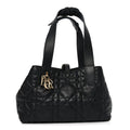 Christian Dior Calfskin Macrocannage Small Toujours Black