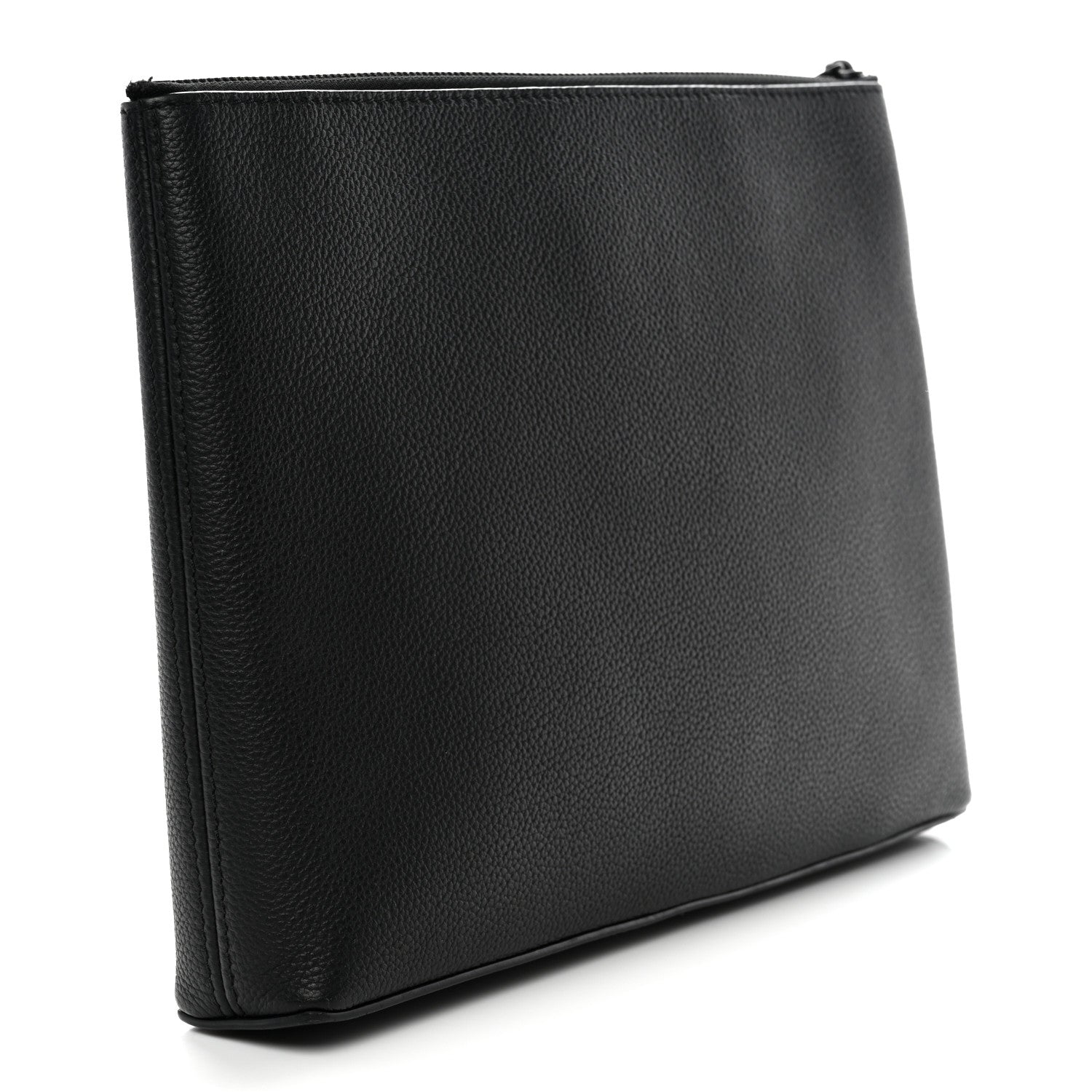 Louis Vuitton Grained Calfskin Aerogram Takeoff Pouch Black