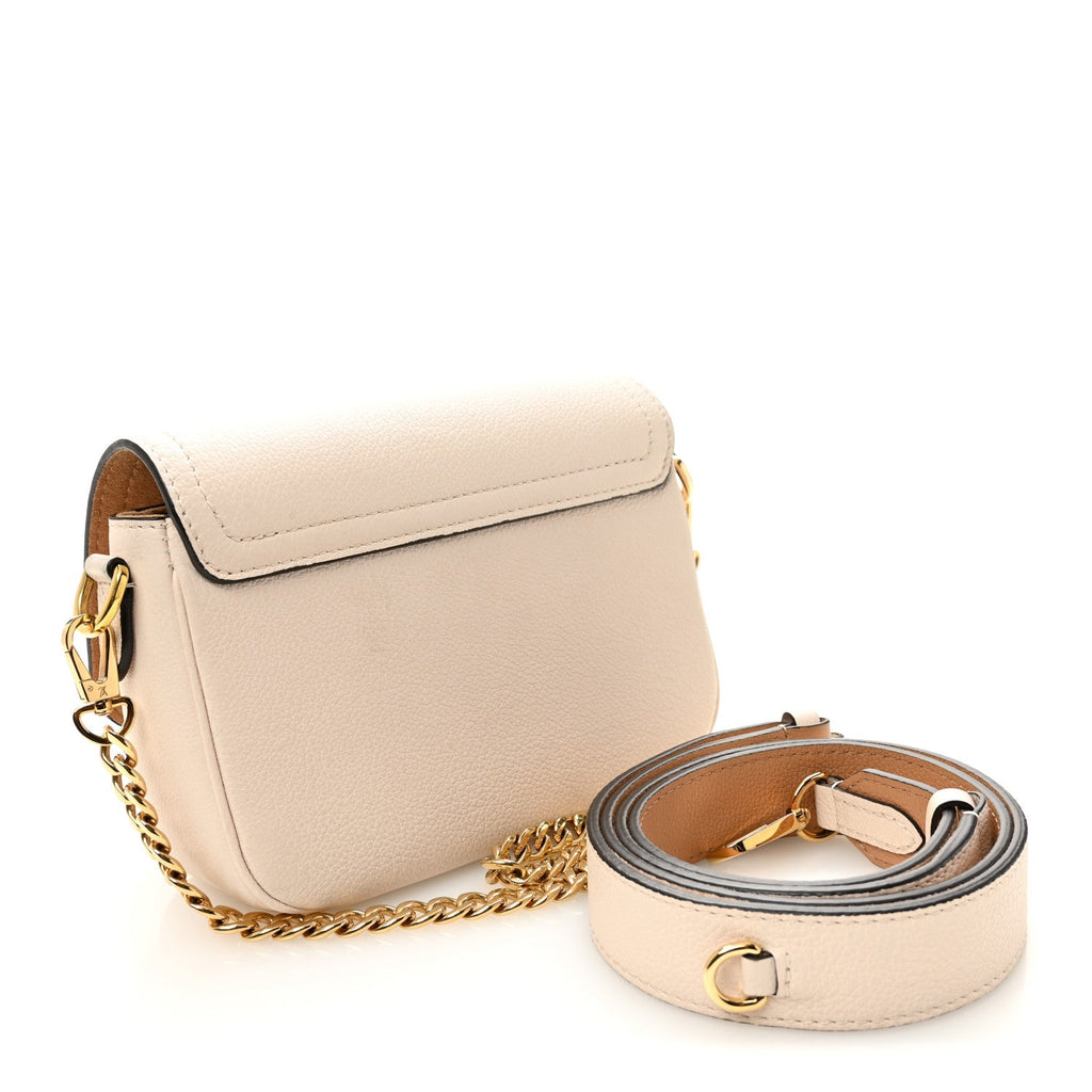 Louis Vuitton Grained Calfskin Lockme Tender Quartz