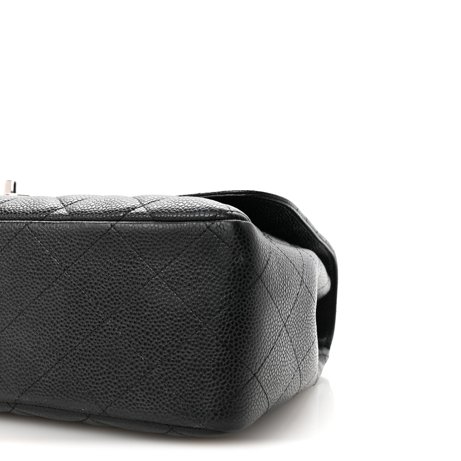 Chanel Caviar Quilted Jumbo Single Flap Black