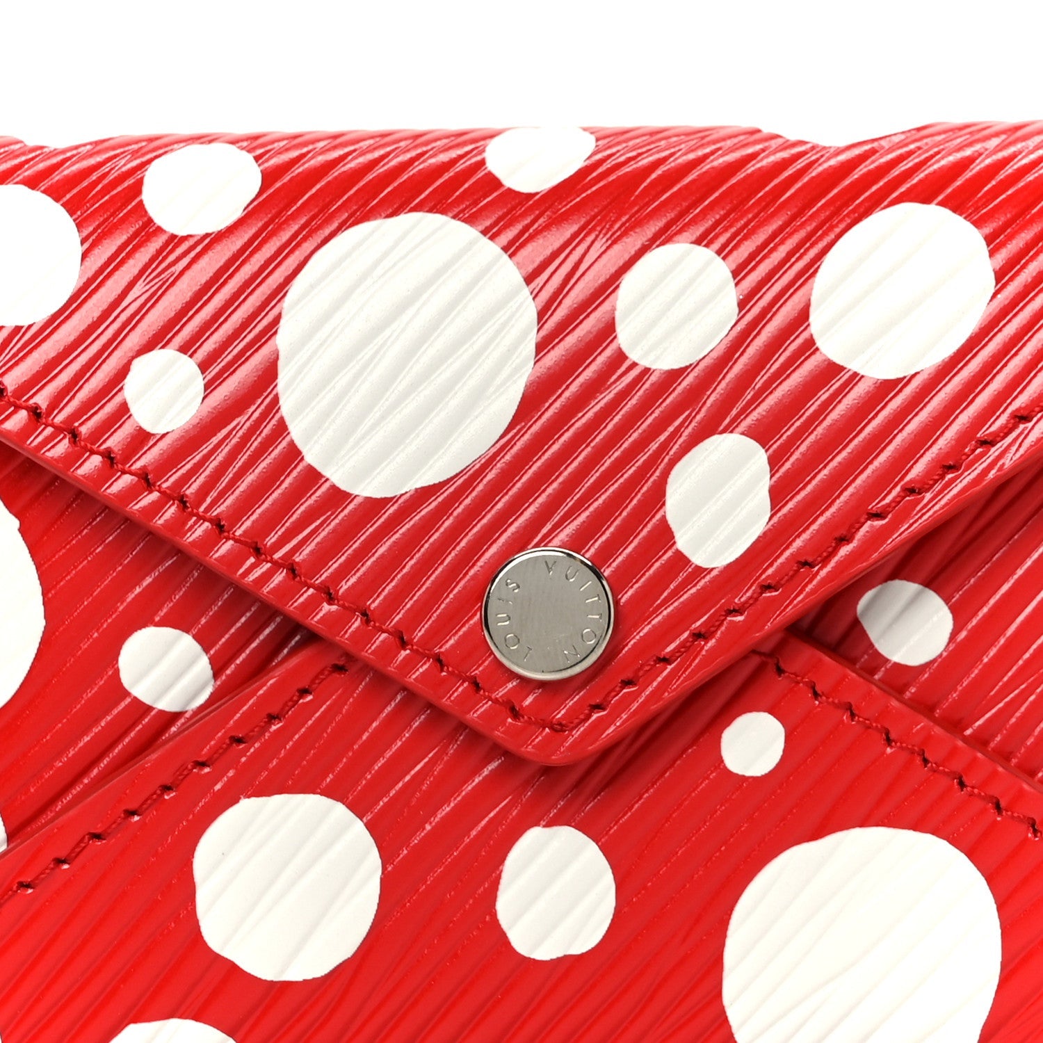 Louis Vuitton LV X YK Epi Small Kirigami Pochette Red White