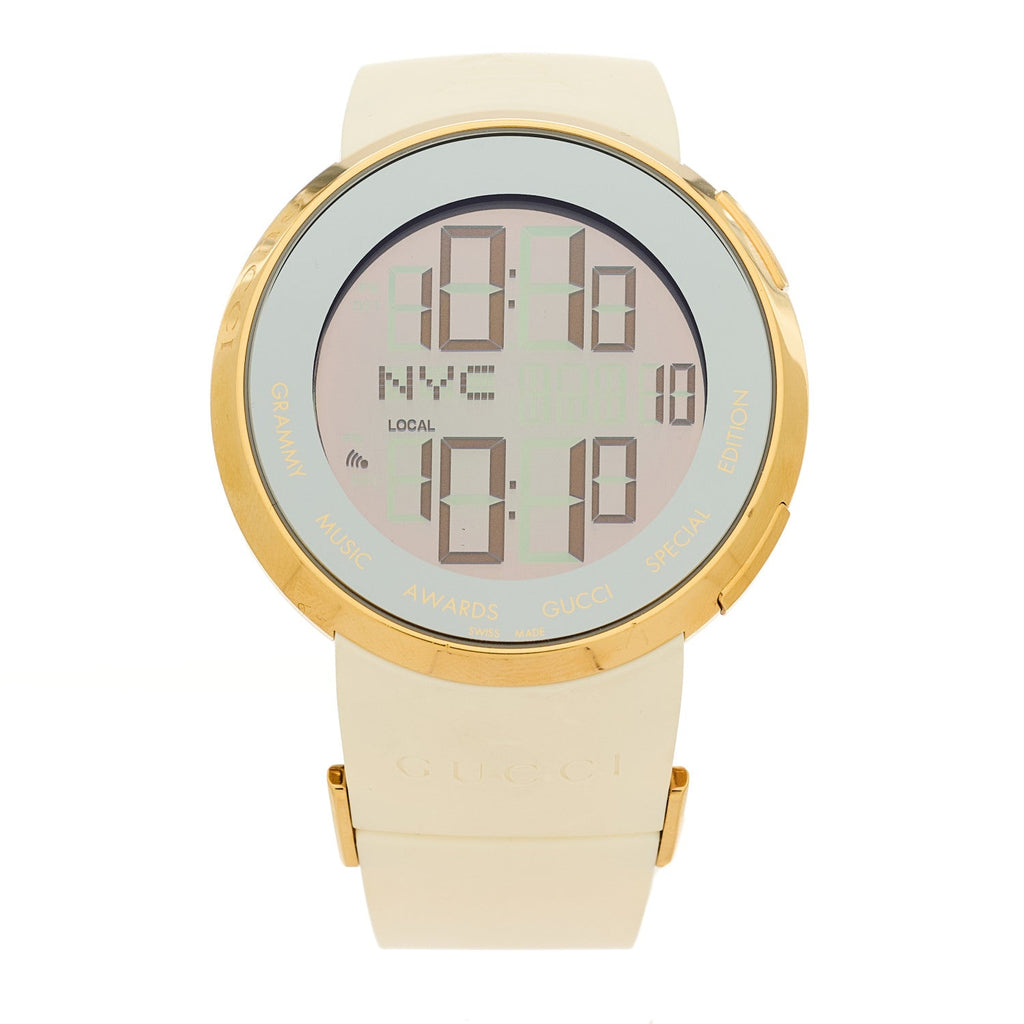 Gucci Stainless Steel Rubber 45mm Digital I-Gucci Guccissima Grammy Awards Watch