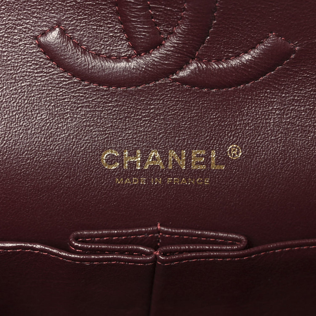 Chanel Lambskin Quilted Medium Double Flap Black