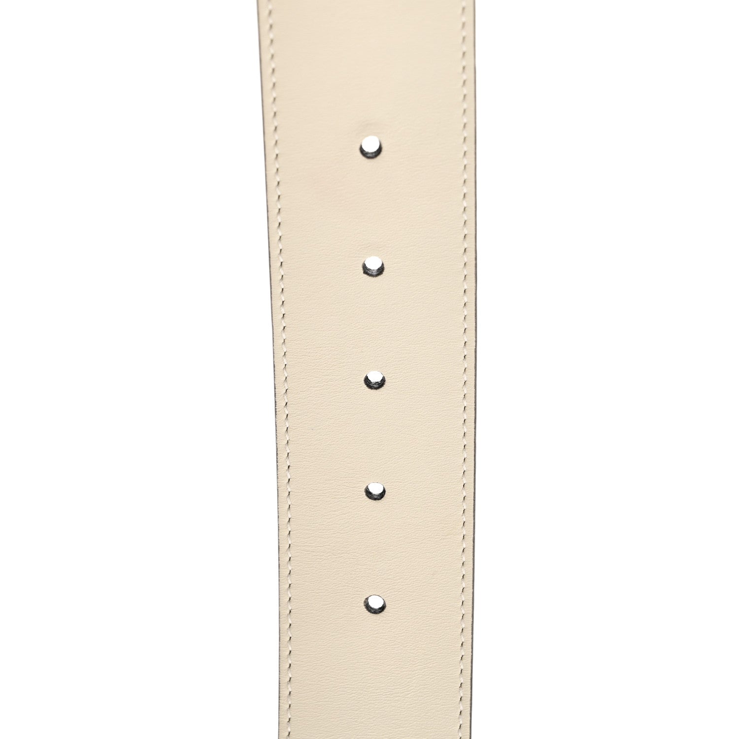 Gucci Calfskin Double G 40mm Belt 70 28 Mystic White