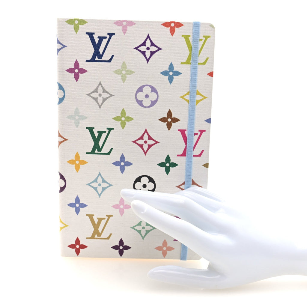 Louis Vuitton LV x TM Monogram Multicolor Jane Notebook MM White