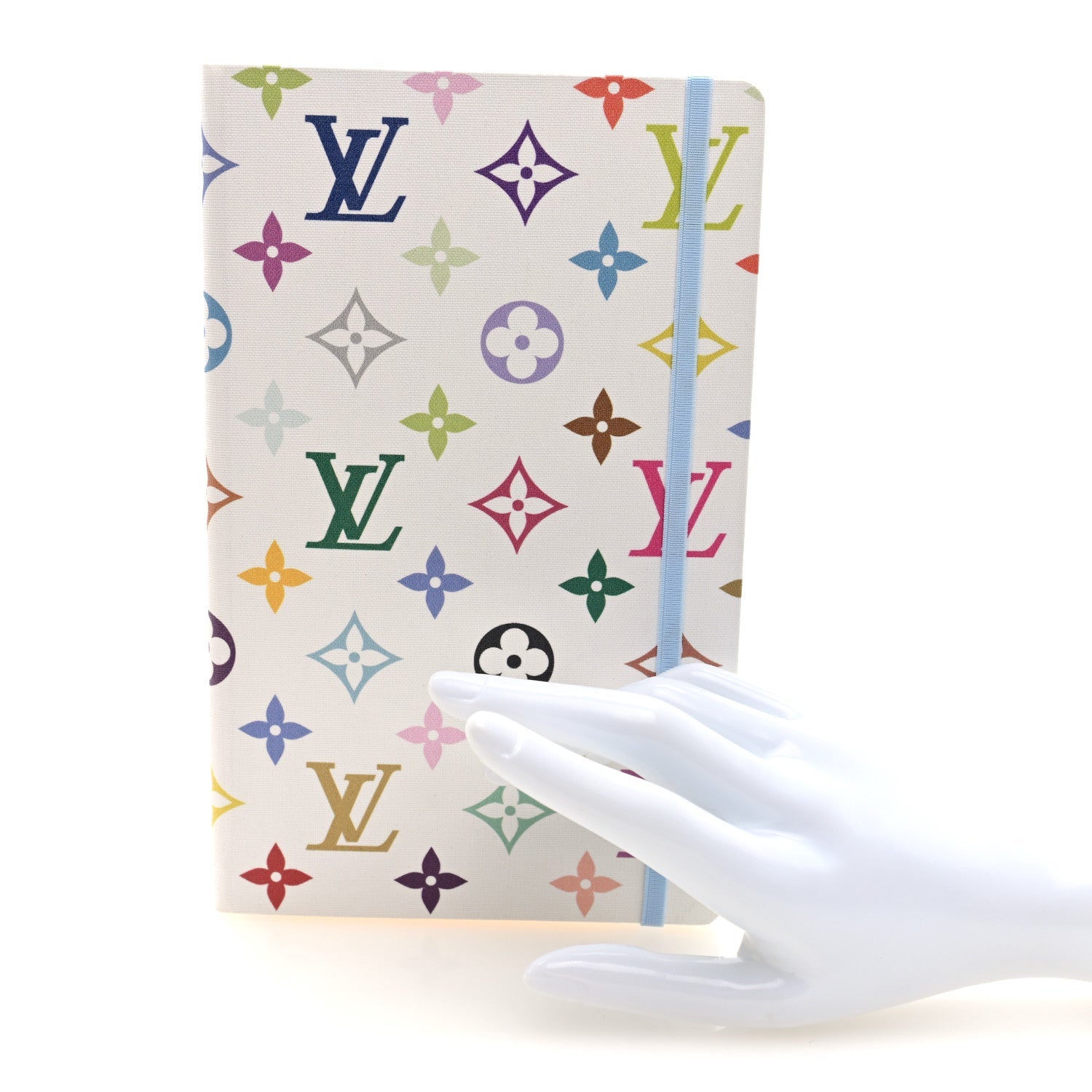Louis Vuitton LV x TM Monogram Multicolor Jane Notebook MM White