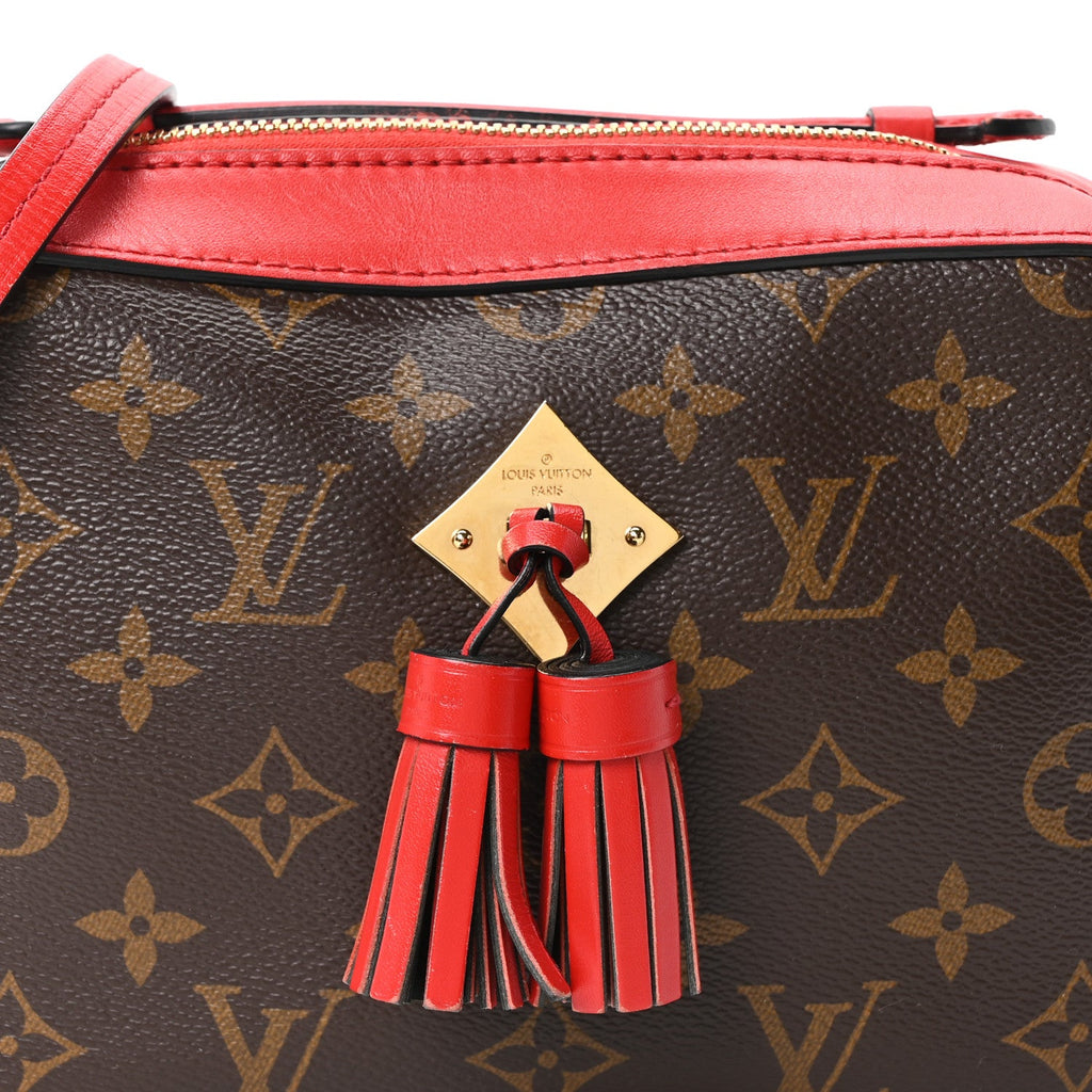 Louis Vuitton Monogram Saintonge Coquelicot