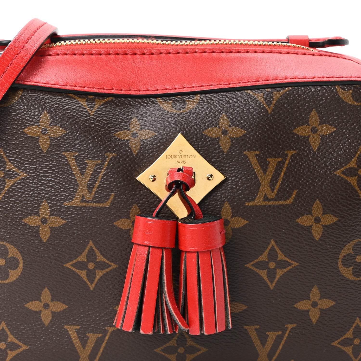 Louis Vuitton Monogram Saintonge Coquelicot