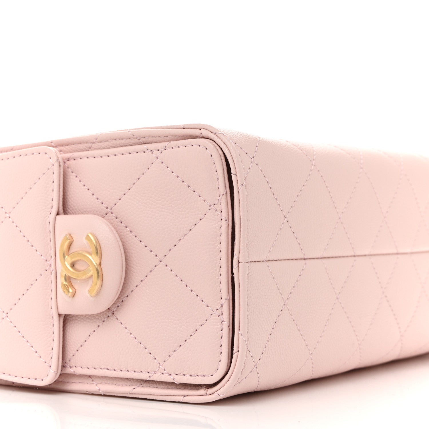 Chanel Caviar Quilted Mini Chanel 25 Handbag Light Pink