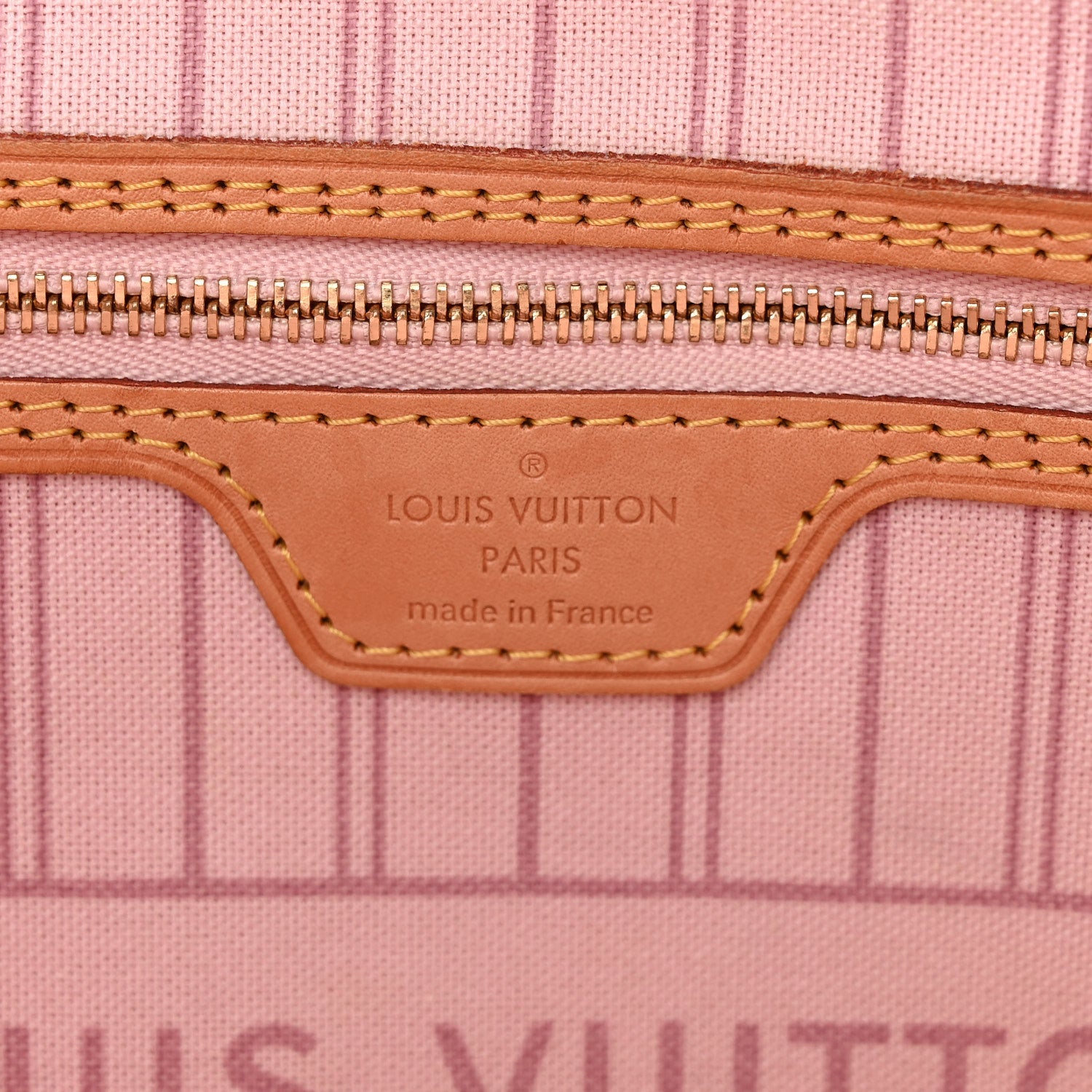 Louis Vuitton Monogram Forte Dei Marmi V Neverfull MM Rose Ballerine
