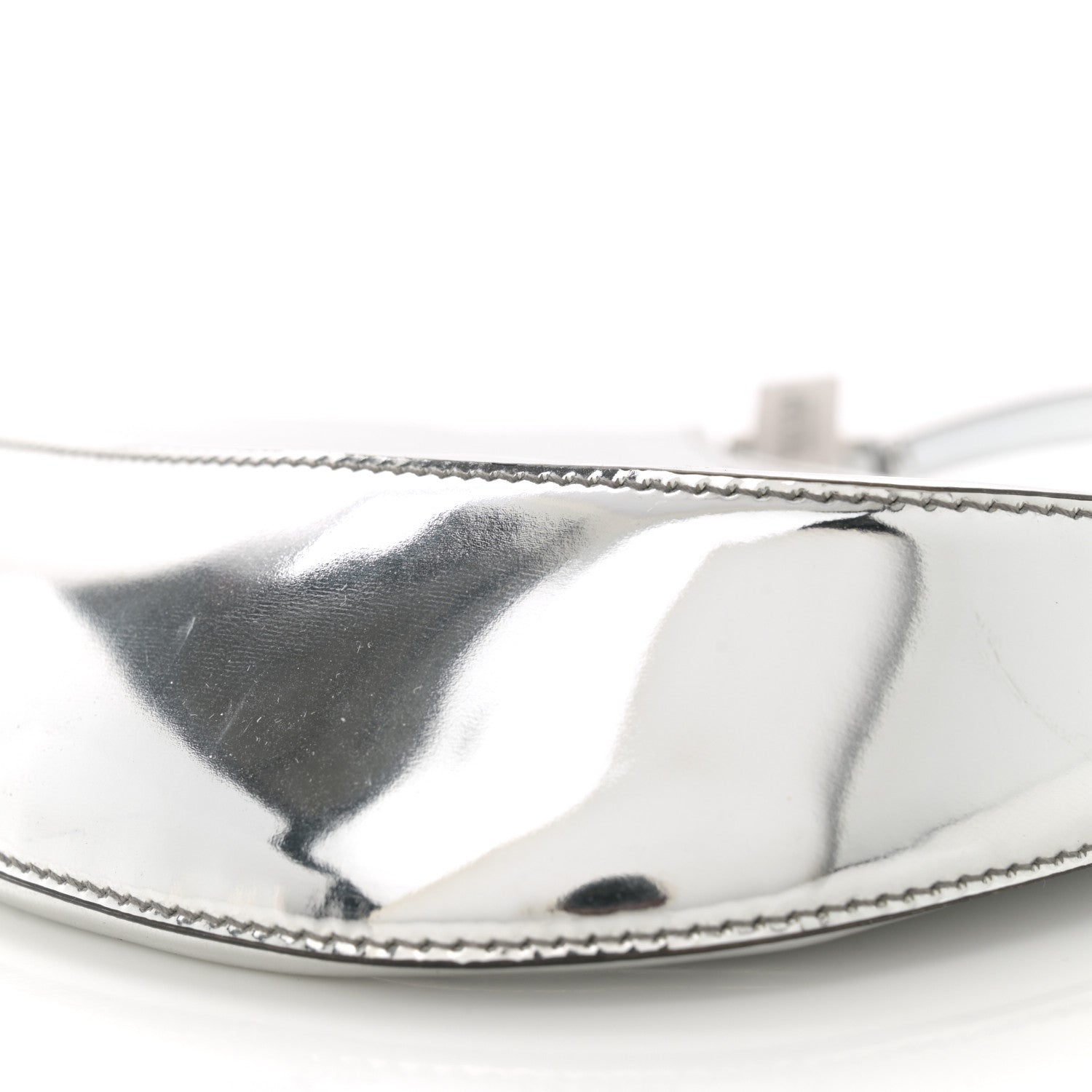 Prada Spazzolato Cleo Shoulder Bag Argento