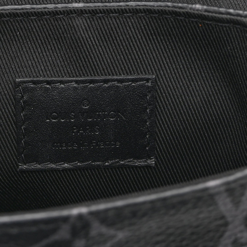Louis Vuitton Monogram Eclipse Nano Christopher Backpack Black