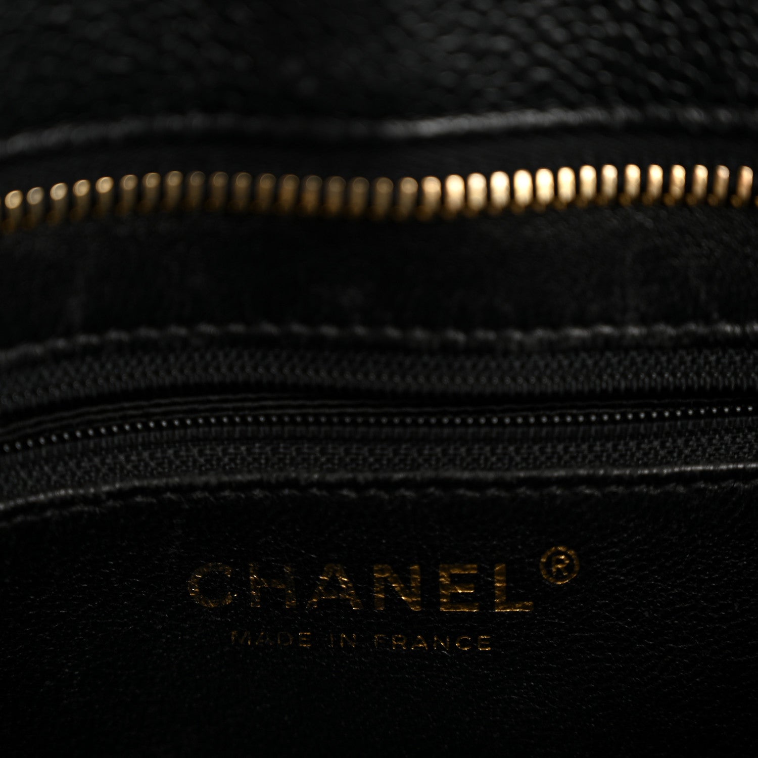 Chanel Caviar Quilted Medallion Tote Black