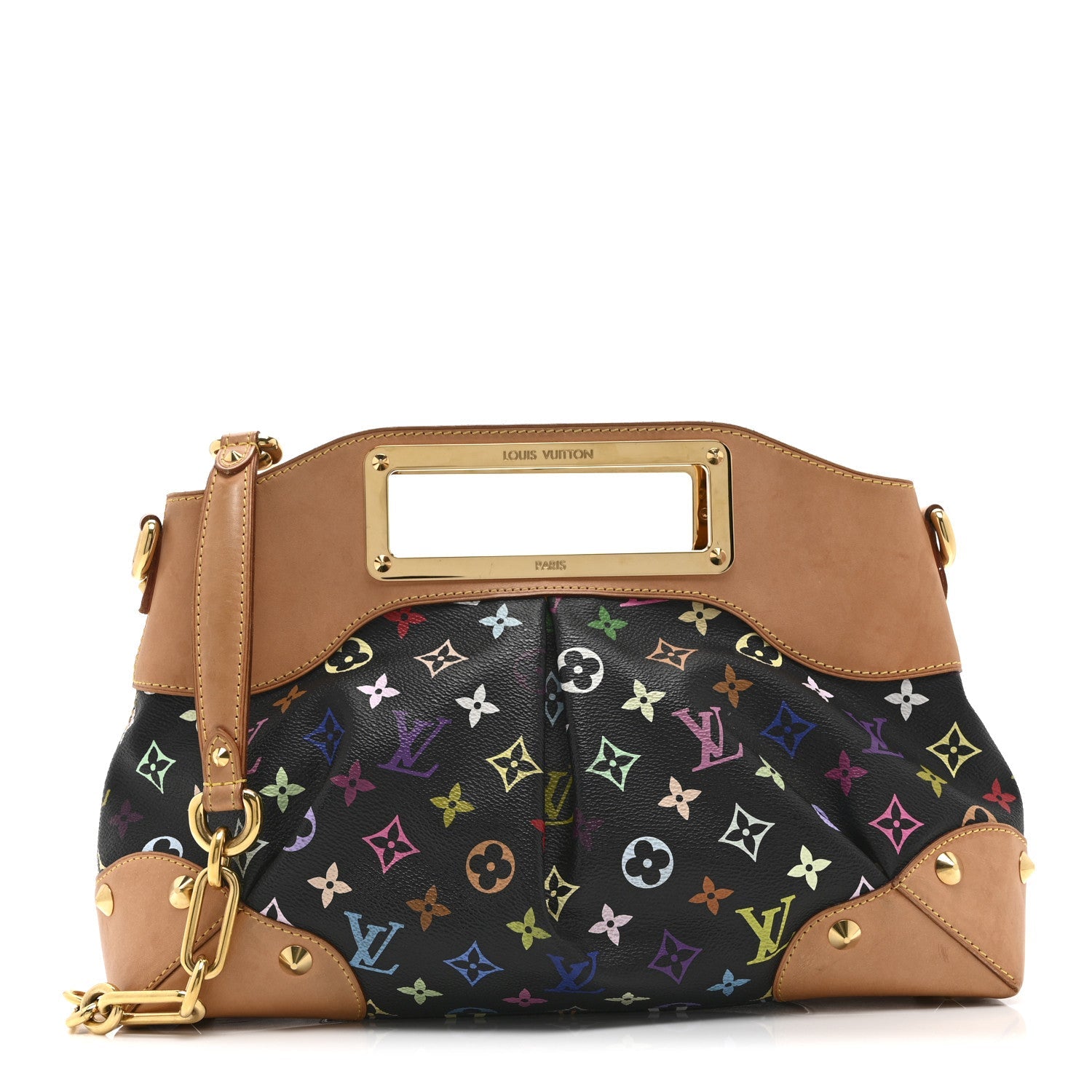 Louis Vuitton Monogram Multicolor Judy MM Black