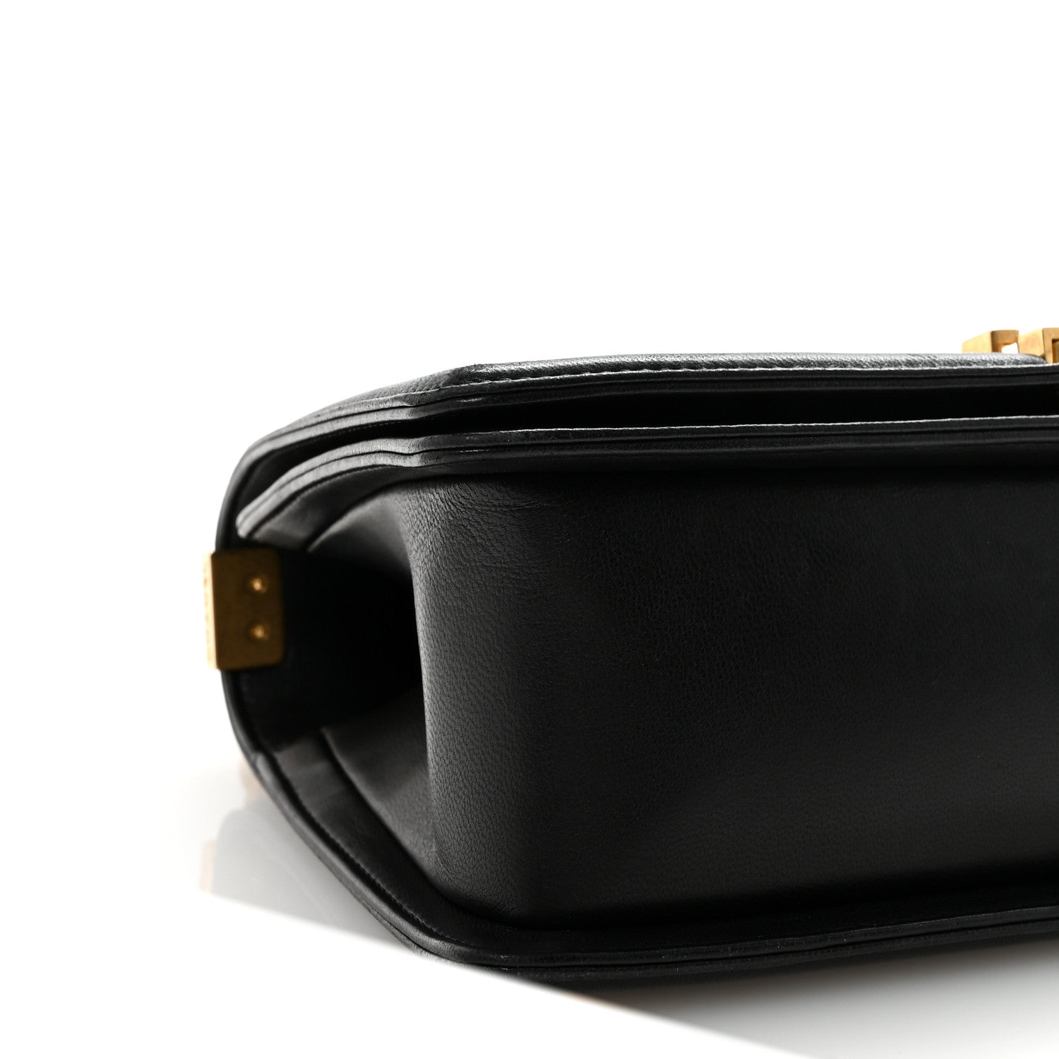 Chanel Lambskin Quilted Medium Boy Flap Black