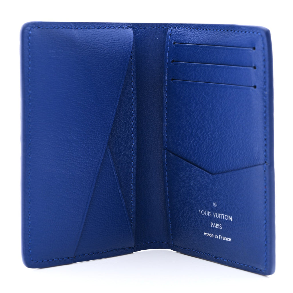 Louis Vuitton Crocodile Pocket Organizer Bleu De Methylene