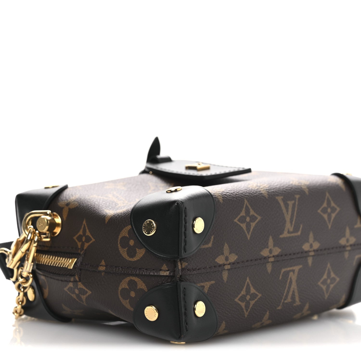Louis Vuitton Monogram Petite Malle Souple Black