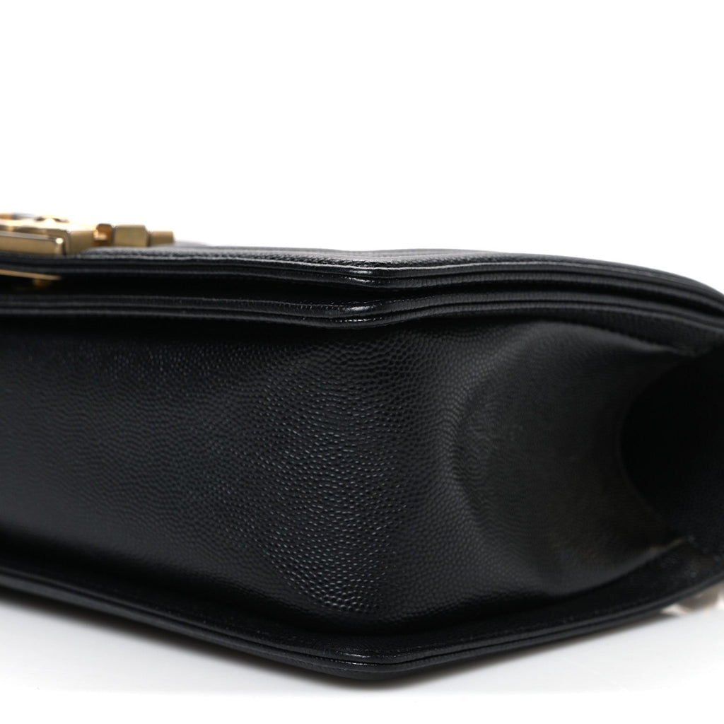 Chanel Caviar Quilted Medium Boy Flap Black