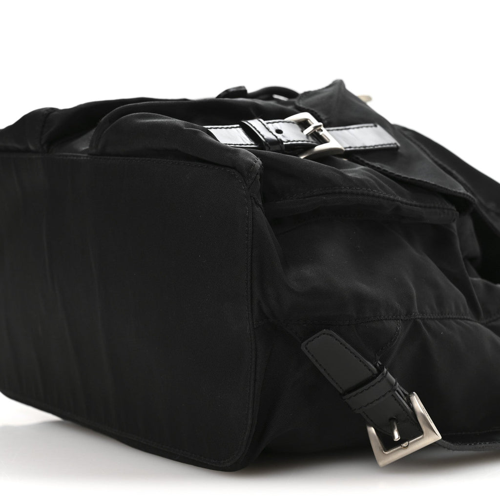 Prada Tessuto Nylon Vela Small Backpack Black