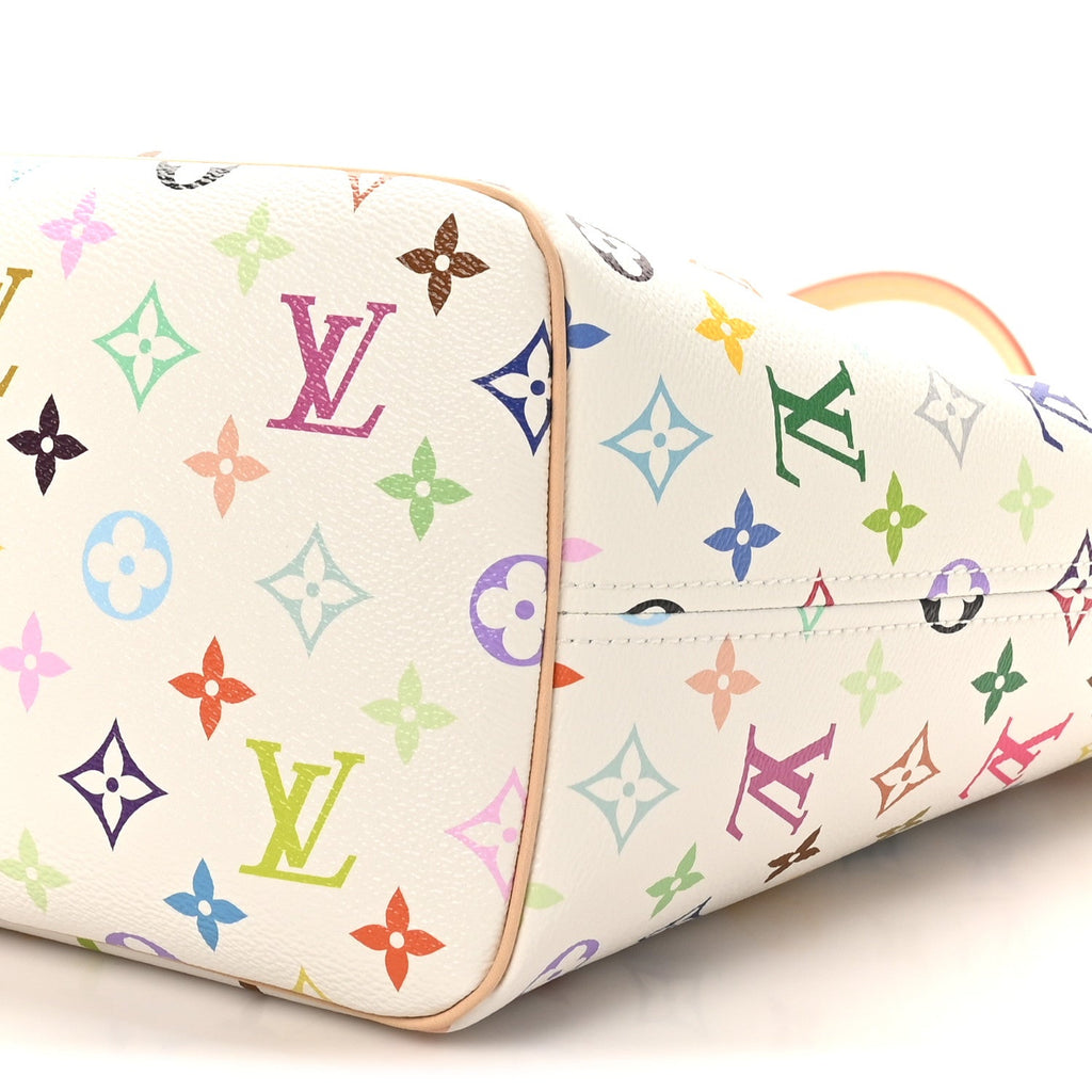 Louis Vuitton LV X TM Monogram Multicolor Neverfull MM White