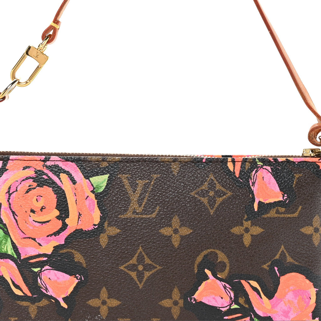 Louis Vuitton Monogram Roses Pochette Accessories