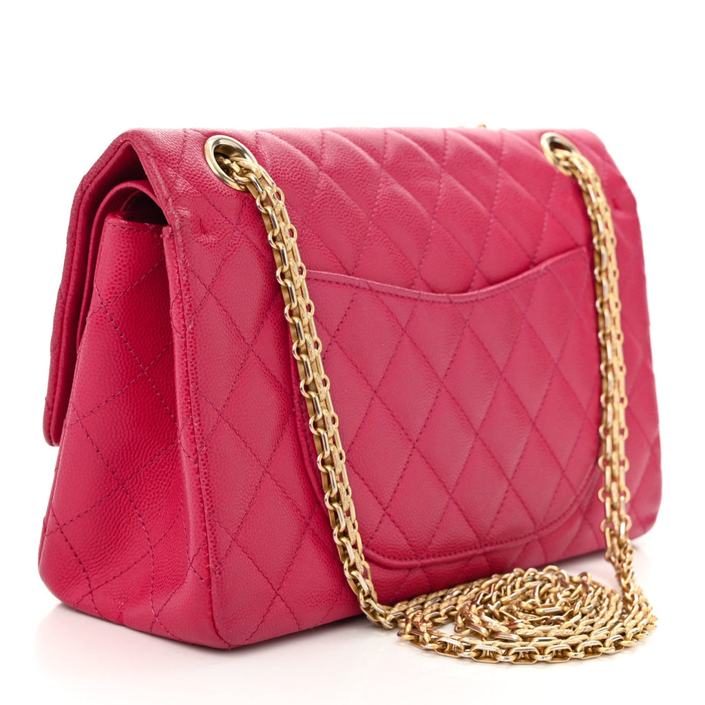 Chanel Caviar Quilted 2.55 Reissue 225 Flap Fuchsia